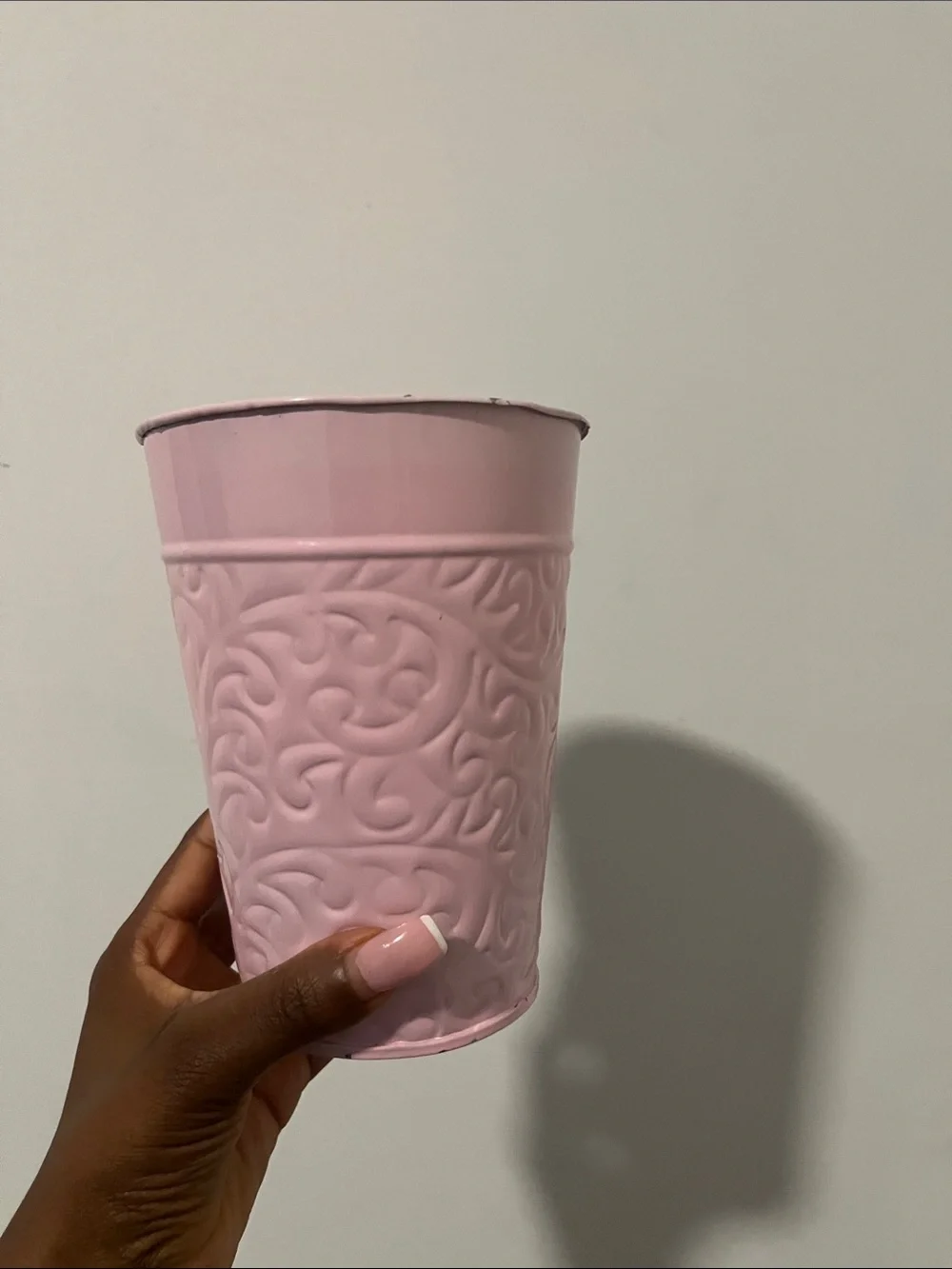 metal vase